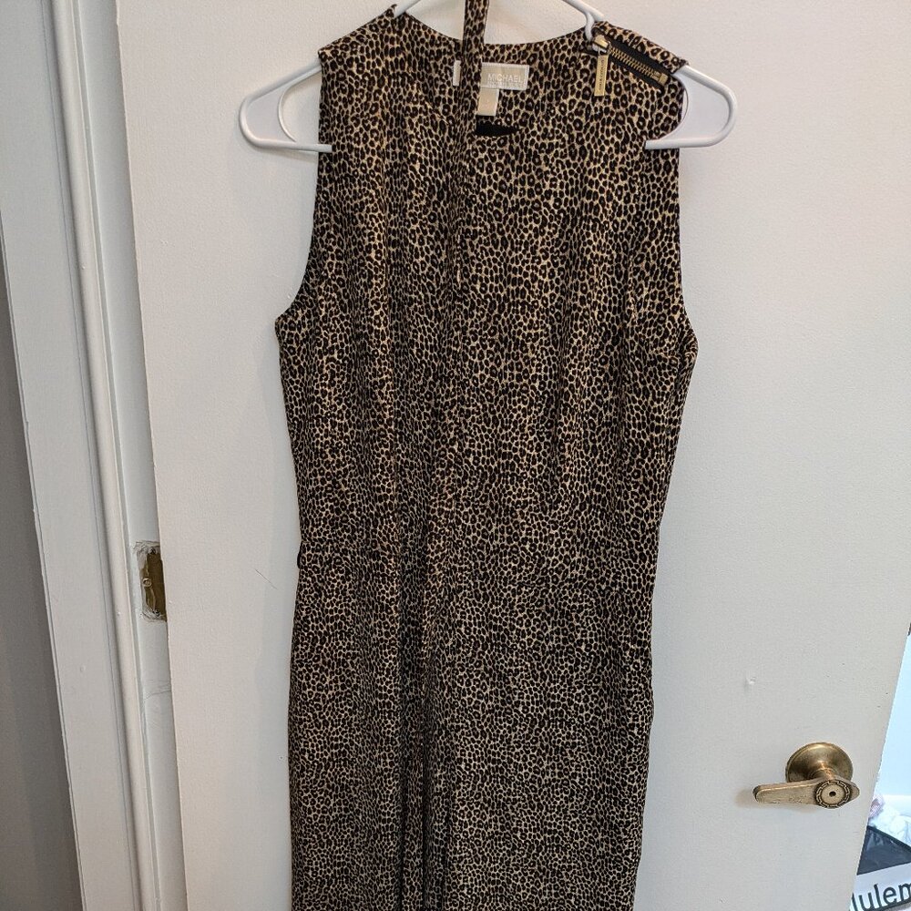 Michael Kors Leopard Print Romper (Size 4)